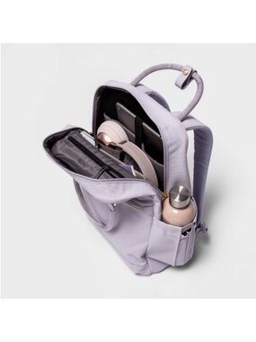 Open Story Backpack School 15"'-Laptop Taupe Signature 16" Commuter Thistle